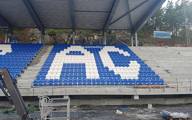avant seating Bjønnes stadion Arendal Norway 1 wm