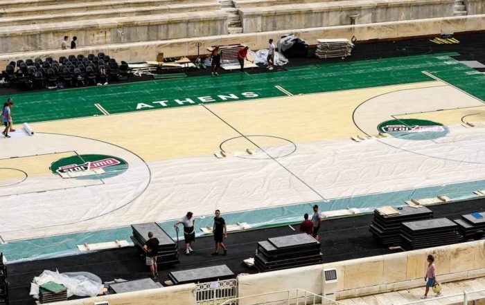 Panathenaic Stadium,Greece wooden flooring ,Avant Sports